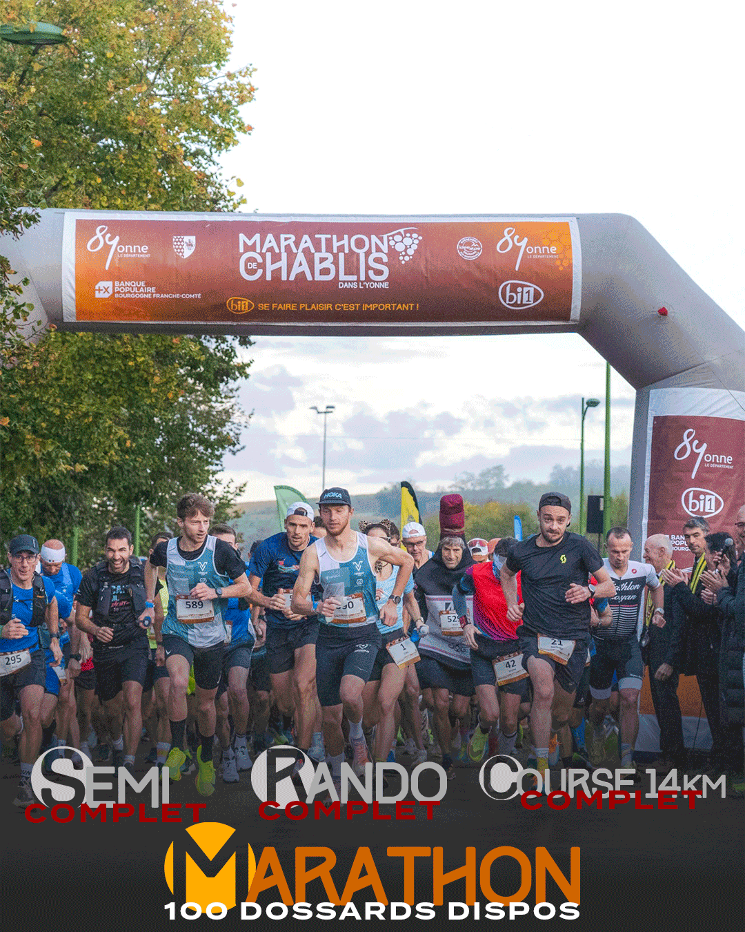Le Semi, la Course 14 km et les Randos sont désormais complètes !